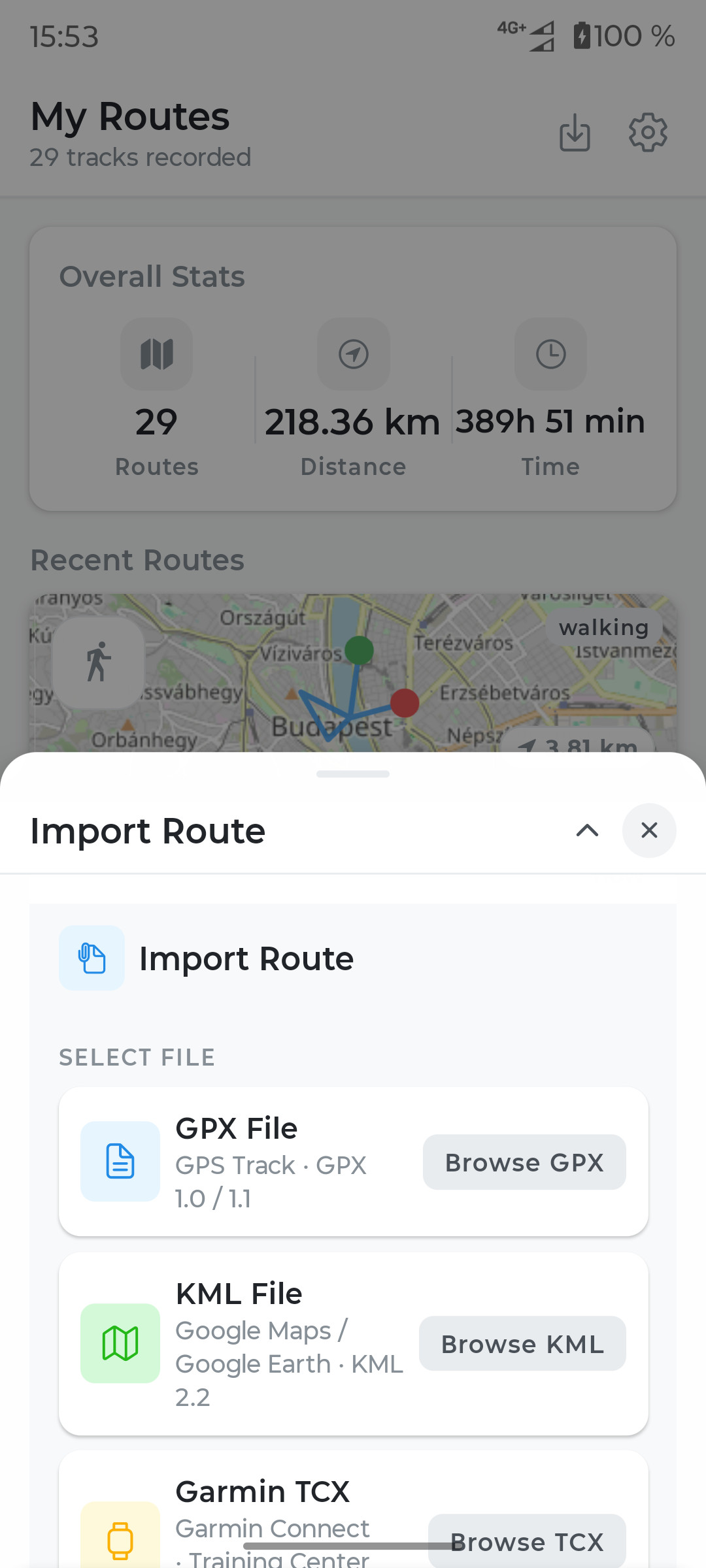 Import dialog with a preview before importing in Fresca