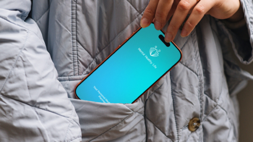 Mockuuups Free iPhone 17 Pro mockup in a jacket pocket